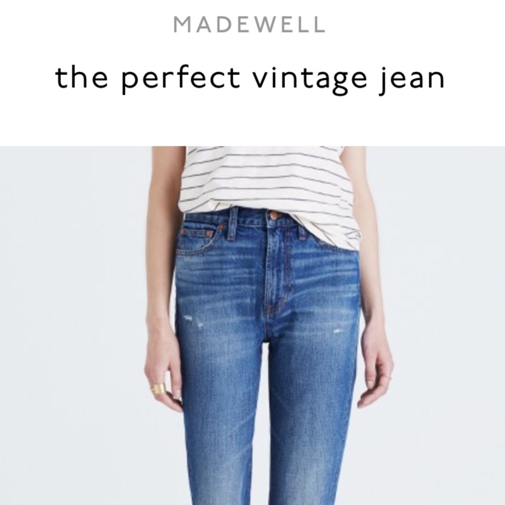 Madewell Perfect Vintage Jean
